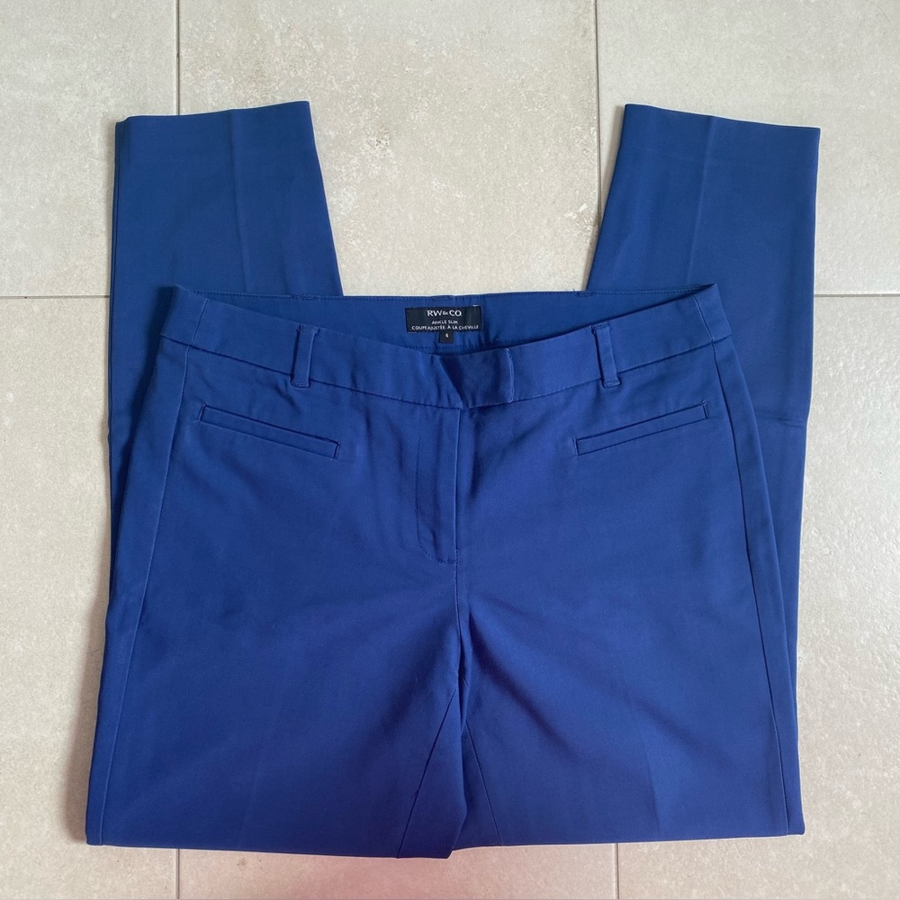 RW&CO. Blue Ankle Pants